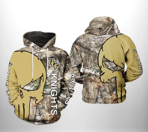 Knights Ncaa Camo Veteran Hunting 3D All Over Print Hoodie, Zip-Up Hoodie
