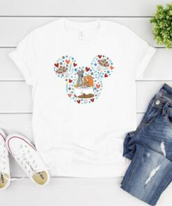 Lady And The Tramp Disney Shirt, Disney Couple Shirt, Honeymoon Shirt, Matching Disney Shirt, Anniversary Gifts, Valentine Gift, Disney Dogs Gift Adult Kid Toddler Tee