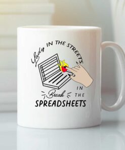 Lady On The Street Freak In The Sheets Excel Mug