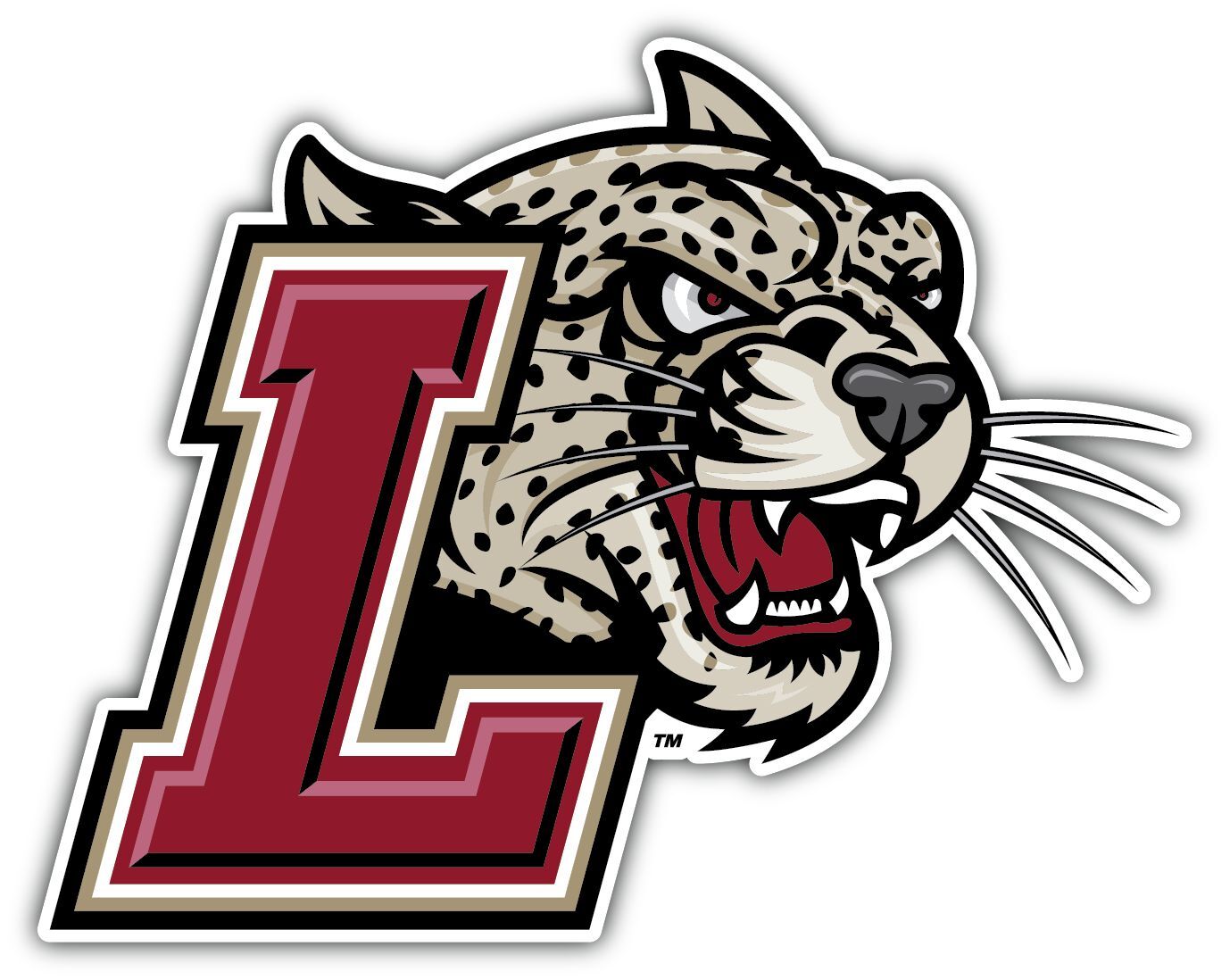 Lafayette Leopards University College NCAA Logo Vinyl Decals Sticker For Car Truck Door And Window Laptop Gifts For Fans