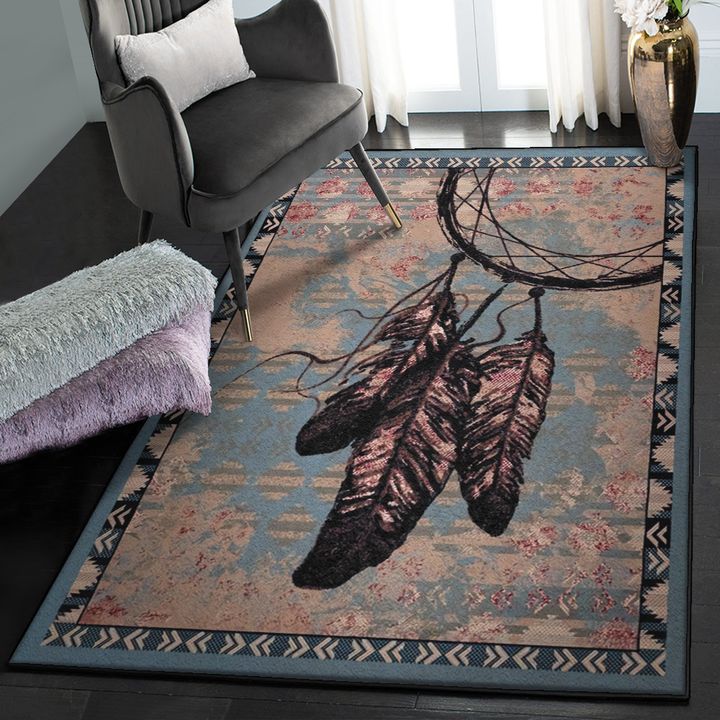 Large Area Rugs, Rustic Lodge Dream Catcher Rug, Rustic Rug, Rustic Lodge Area Rugs, Carpet for Living Room A11