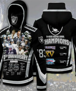 Las Vegas Raiders Hoodies 3 Times Super Bowl Champions Gifts for Fans