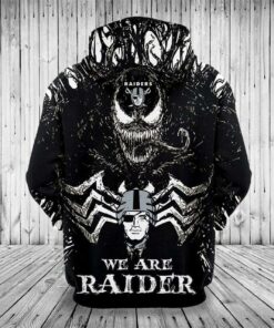 Las Vegas Raiders Hoodies 3D Venom Pullover Hoodies Gifts for Fans
