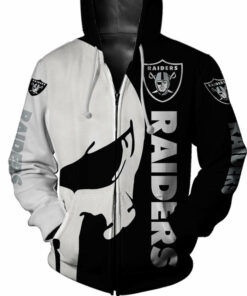 Las Vegas Raiders Hoodies Skull Printed Gifts for Fans