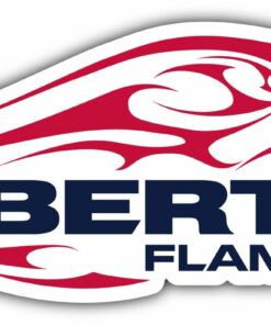 Liberty Flames University College NCAA Logo Vinyl Decals Sticker For Car Truck Door And Window Laptop