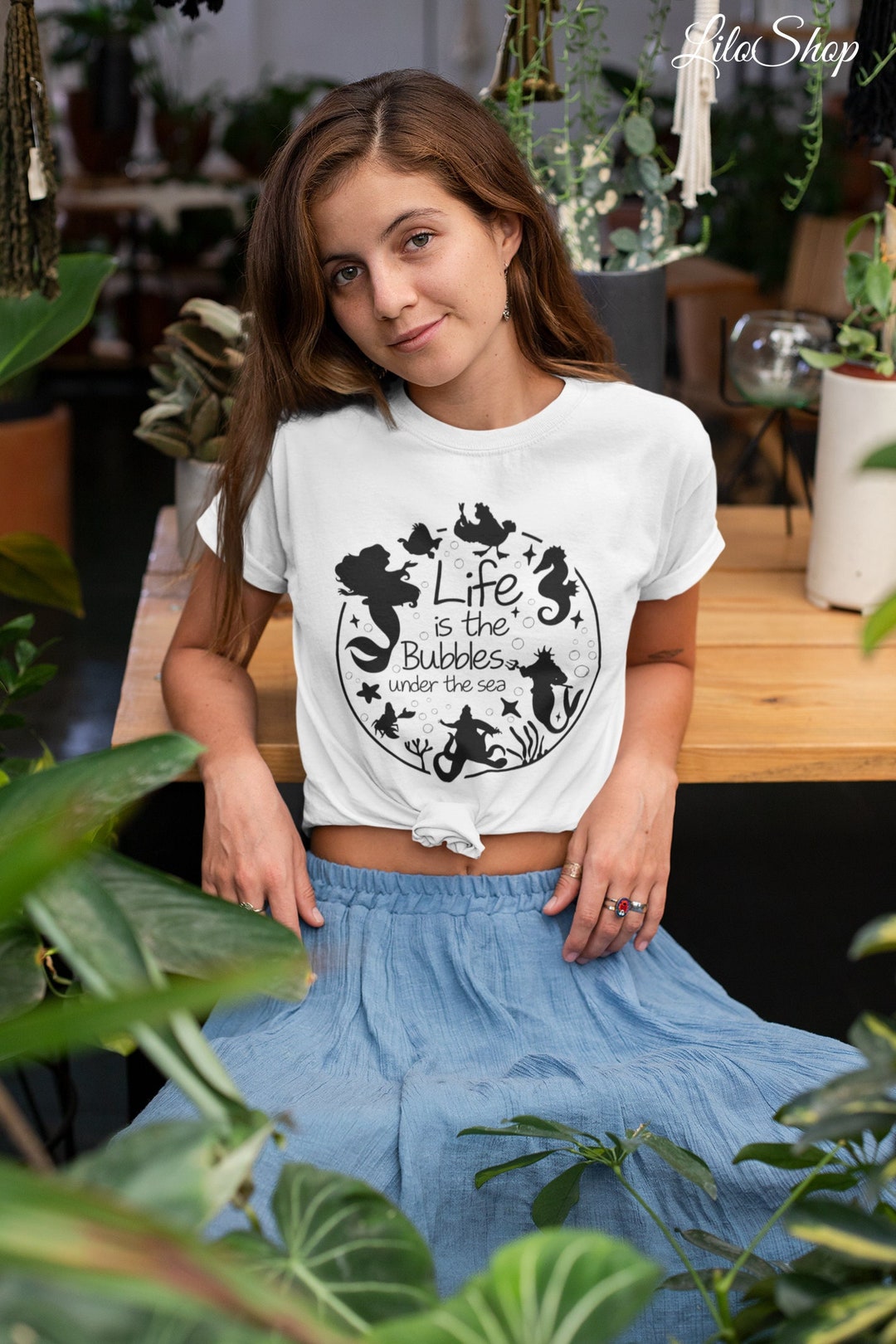 Life Is The Bubbles Under The Sea Shirt, Disney Vacation, The little mermaid shirt, Ariel shirt, Under The Sea Party, Disney Trip Shirts Gift Adult Kid Toddler Tee