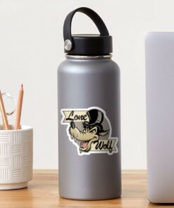 Lone Wolf Vinyl Sticker Decals Hot Rod Door Art