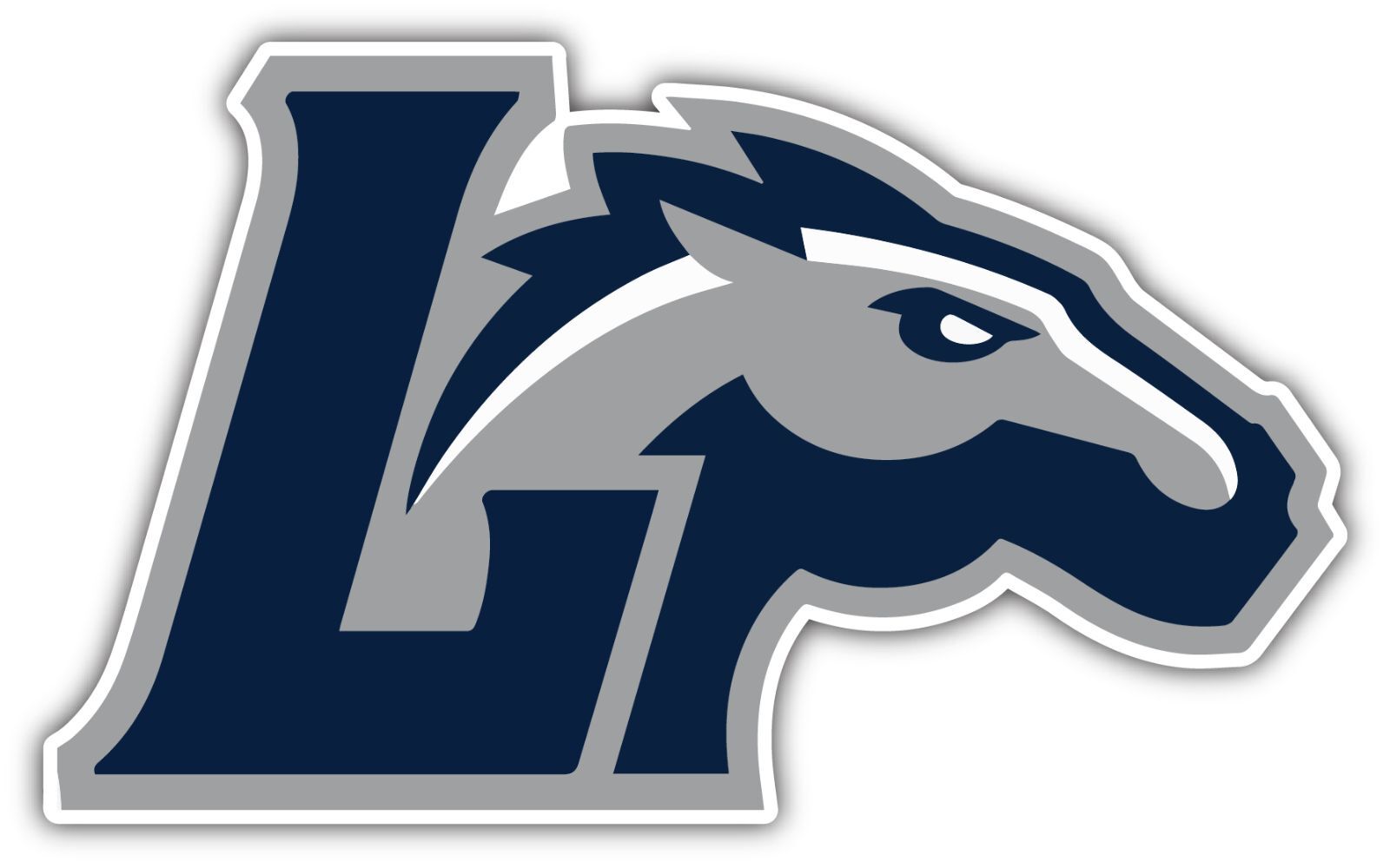 Longwood Lancers University College NCAA Logo Vinyl Decals Sticker For Car Truck Door And Window Laptop Gifts For Fans