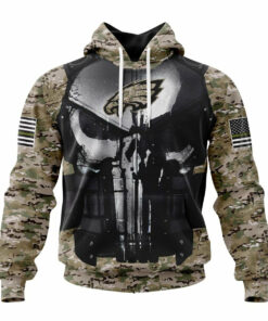 Los Angeles Chargers Hoodie Camo Custom Name & Number Gifts for Fans