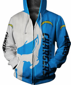 Los Angeles Chargers Hoodies Skull Printed Gifts for Fans