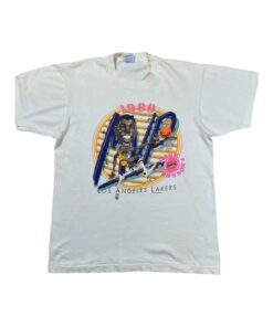 Los Angeles Lakers Magic Johnson Mvp 1989 T Shirt Hoodie Sweatshirt Full Size Full Color Gift for BNA Fans