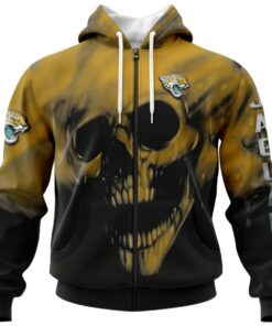 Los Angeles Rams Skull Hoodies Custom Name & Number Gifts for Fans