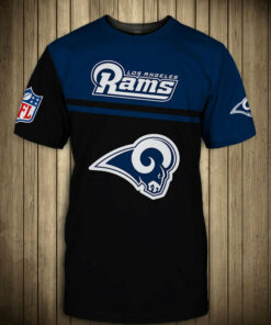Los Angeles Rams Tee shirts 3D Hand Skull Short Sleeve Gifts for Fans