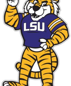 Louisiana State LSU Tigers NCAA Logo Vinyl Decals Sticker For Car Truck Door And Window Laptop Gift For Fan