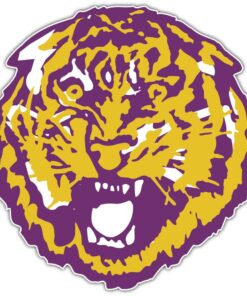Louisiana State LSU Tigers NCAA Logo Vinyl Decals Sticker For Car Truck Door And Window Laptop Gift For Fans