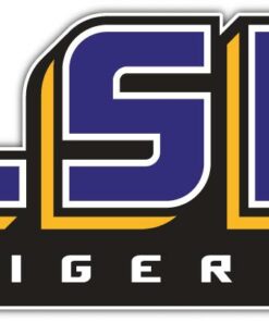 Louisiana State LSU Tigers NCAA Logo Vinyl Decals Sticker For Car Truck Door And Window Laptop Gift Idea For Fan