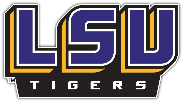 Louisiana State LSU Tigers NCAA Logo Vinyl Decals Sticker For Car Truck Door And Window Laptop Gift Idea For Fan
