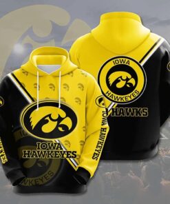 Lowa Hawkeyes 3D All Over Print Zip Hoodie Gifts For Ncaa Fans For Men For Women