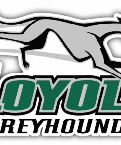 Loyola Maryland Greyhounds College NCAA Logo Vinyl Decals Sticker For Car Truck Door And Window Laptop Gift For Fans