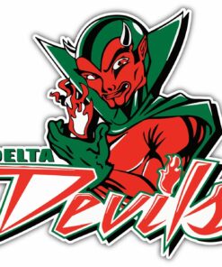 MVSU Delta Devils University College NCAA Logo Vinyl Decals Sticker For Car Truck Door And Window Laptop Gifts For Fans