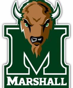 Marshall Thundering Herd College NCAA Logo Vinyl Decals Sticker For Car Truck Door And Window Laptop Gifts For Fans