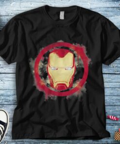 Marvel Avengers Endgame Iron Man Spray Paint Logo T-Shirt Unisex Tee Adult T-shirt Kid Shirt Long Sleeve Hoodie Sweatshirt Women's Tank