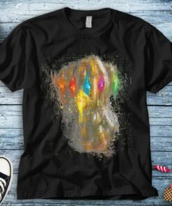Marvel Avengers Endgame Thanos Infinity Gauntlet Graphic Unisex Tee Adult T-shirt Kid Shirt Long Sleeve Hoodie Sweatshirt Woman's Tank