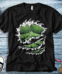 Marvel Avengers Hulk Ripped Costume T-Shirt Unisex Tee Adult T-shirt Kid Shirt Long Sleeve Hoodie Sweatshirt Women's Tank