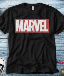 Marvel Classic Logo Movie Graphic T-Shirt Unisex Tee Adult T-shirt Kid Shirt Long Sleeve Hoodie Sweatshirt Women's Tank