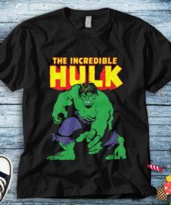 Marvel Classic The Incredible Hulk Portrait T-Shirt Vintage Retro Comic Unisex T-shirt Kid Shirt Toddler Tee Hoodie Sweatshirt Women's Tank