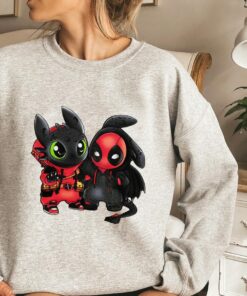 Marvel Deadpool Custom Christmas Cute Friends Matching Hoodie Sweatshirt, Unisex T-shirt Family Birthday Gift Adult Kid Toddler Tee