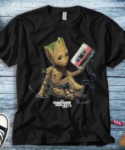 Marvel Guardians Of The Galaxy Groot Tape Portrait T-Shirt Unisex Tee Adult T-shirt Kid Shirt Long Sleeve Hoodie Sweatshirt Women's Tank