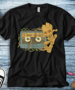 Marvel Guardians of the Galaxy I Am Groot Mixtape T-Shirt Unisex Adult T-shirt Kid Shirt Long Sleeve Hoodie Sweatshirt Women's Tank