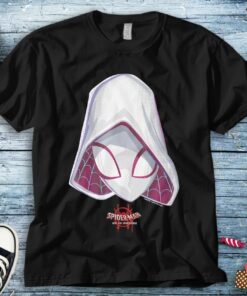 Marvel Spider-Gwen Spiderverse Mask Graphic Spider Man Unisex Tee Adult T-shirt Kid Shirt Long Sleeve Hoodie Sweatshirt Woman's Tank