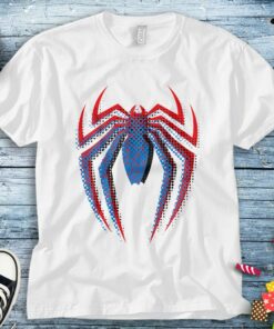 Marvel Spider-Man Dot Build-Up Logo Unisex Tee Adult T-shirt Kid Shirt Long Sleeve Hoodie Sweatshirt Women's Tank
