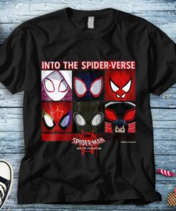 Marvel Spider-Man Spiderverse Square Group Graphic Unisex Tee Adult T-shirt Kid Shirt Long Sleeve Hoodie Sweatshirt Women's Tank