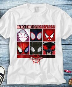 Marvel Spider-Man Spiderverse Square Group Graphic Unisex Tee Adult T-shirt Kid Shirt Long Sleeve Hoodie Sweatshirt Women's Tank