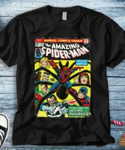 Marvel The Amazing Spider-Man Comic Book Cover T-Shirt Unisex Tee Adult T-shirt Kid Shirt Long Sleeve Hoodie Sweatshirt