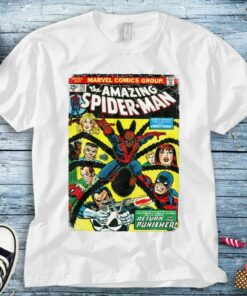 Marvel The Amazing Spider-Man Comic Book Cover T-Shirt Unisex Tee Adult T-shirt Kid Shirt Long Sleeve Hoodie Sweatshirt