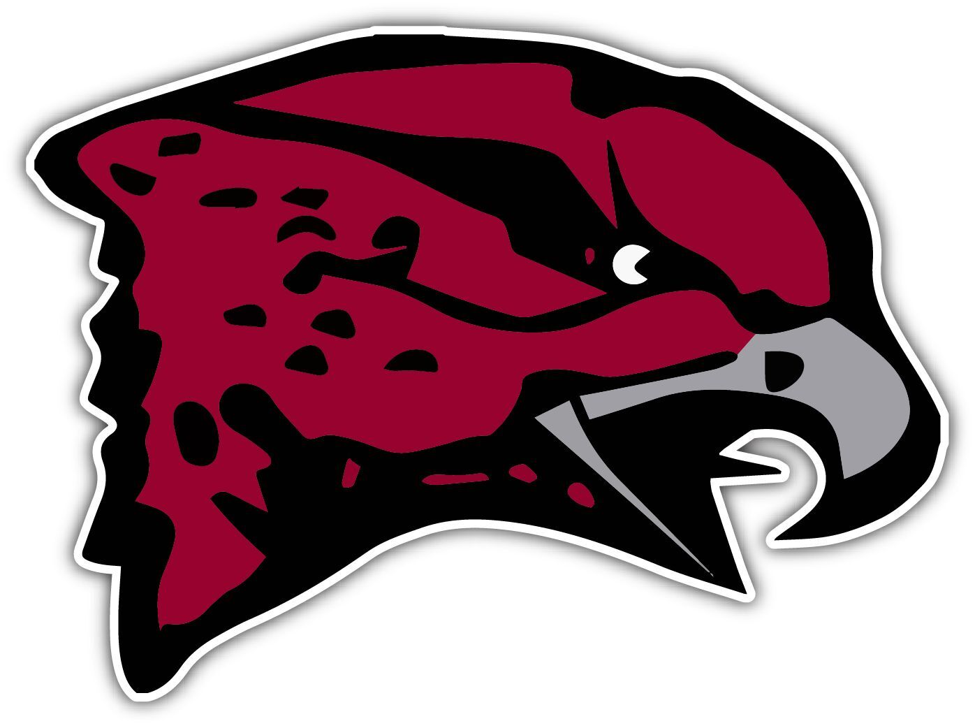 Maryland Eastern Shore Hawks College NCAA Logo Vinyl Decals Sticker For Car Truck Door And Window Laptop Gifts For Fans