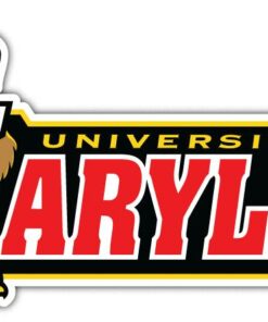 Maryland Terrapins NCAA Logo Vinyl Decals Sticker For Car Truck Door And Window Laptop Gifts For Fans