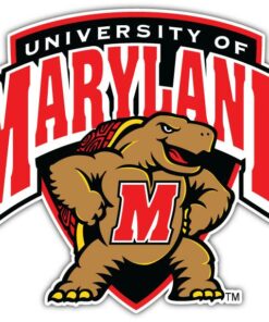 Maryland Terrapins Terps NCAA Logo Vinyl Decals Sticker For Car Truck Door And Window Laptop Gifts For Fans