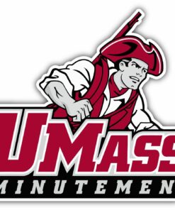Massachusetts Minutemen College NCAA Logo Vinyl Decals Sticker For Car Truck Door And Window Laptop Gifs For Fans