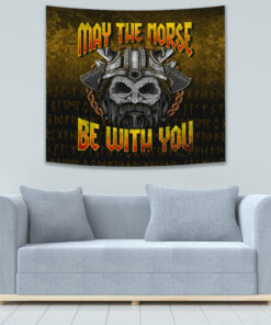 May The Norse Be With You Tapestry for Wall Décor