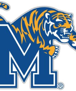 Memphis Tigers NCAA Logo Vinyl Decals Sticker For Car Truck Door And Window Laptop Gift