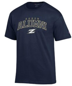 Mens Champion Navy Akron Zips 2022 Alumni Tee, University Of Akron Sweatshirt, Akron Zips Shirt Gifts for NCAA Fans