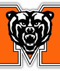 Mercer Bears University College NCAA Logo Vinyl Decals Sticker For Car Truck Door And Window Laptop Gifts For Fans