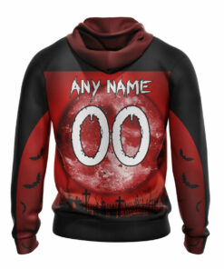 Miami Dolphins Hoodies Halloween Custom Name & Number Gifts for Fans