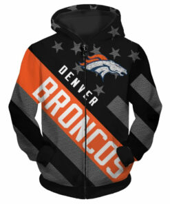 Miami Dolphins Zipper Hoodies Striped Banner Gifts for Fans