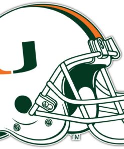 Miami Hurricanes NCAA Logo Vinyl Decals Sticker For Car Truck Door And Window Laptop Gifts